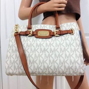NWT Michael Kors Hamilton Large East West Satchel